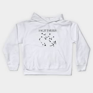 Sagittarius Zodiac Horoscope Constellation Sign Kids Hoodie